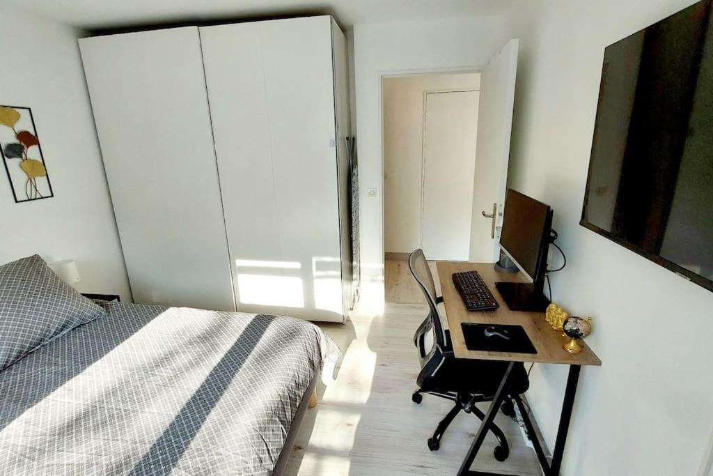 Cosy Home 2, 2 Chambres, 6 Personnes, 3 Min Gare, Parking Cergy Zewnętrze zdjęcie